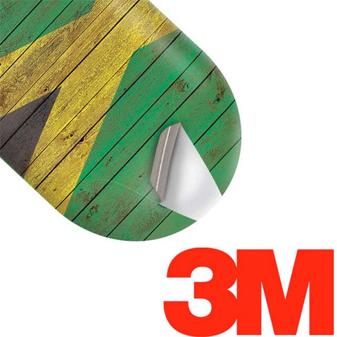 Jamaican Flag Dark Wood Galaxy Buds Plus Skin